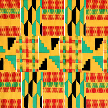 ECONOMY Kente Fabric #2 - 12Y image 0